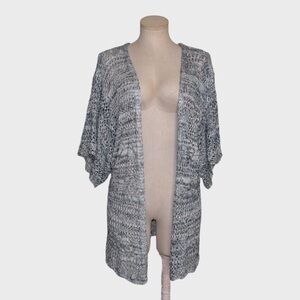 Hooked Up by IOT Open Stitch Knit Cardigan